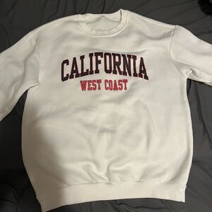 White California West Coast Crewneck